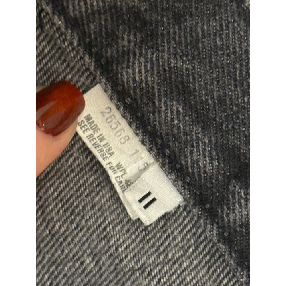 Vintage 80s/90 Levi’s 505 Women’s Gray Wash Jeans Made in USA Straight Leg Sz 11 - Picture 6 of 7